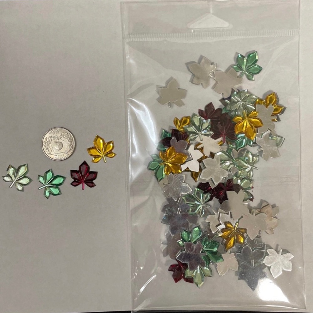 Leaf Gems - Table Scatter - Fall Crafting